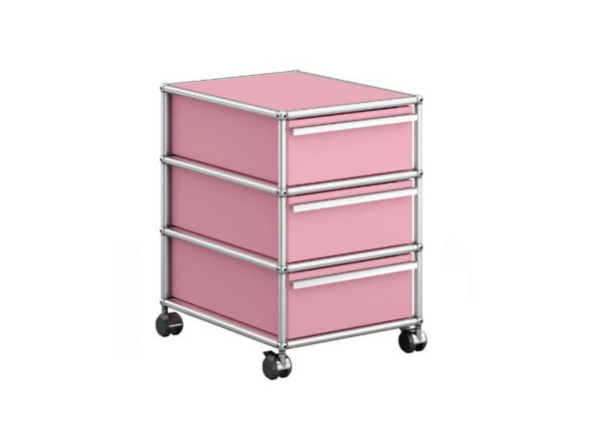 Caisson mobile 3 tiroirs True Pink